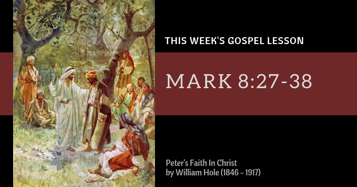 biblestudy Mark8 27 38